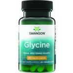 Swanson AjiPure Glycine 500 mg 60 rostlinných kapslí – Hledejceny.cz