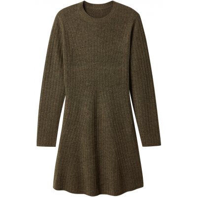 esmara Dámské pletené šaty hnědá – Zboží Dáma