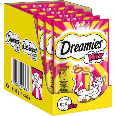 Dreamies Mix pochoutka sýr a hovězí 3 x 60 g