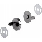 Magnetické zapínání na tašky Ø18 mm Černý Nikl – Zboží Mobilmania