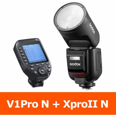 Godox V1 Pro N pro Nikon s řídící jednotkou XproII TTL HSS – Zboží Živě