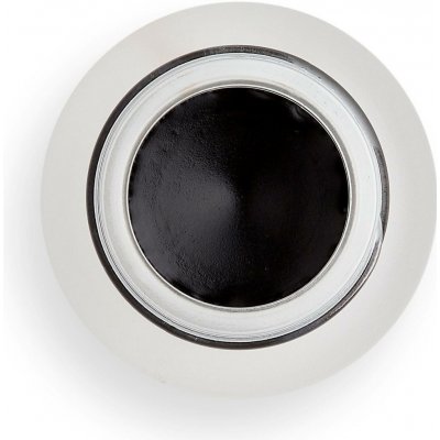 Revolution Gelové oční linky se štětečkem Gel Eyeliner Black 3 g – Sleviste.cz