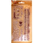 Creatoys Gelová razítka Ozdobná abeceda – Zboží Dáma