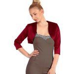 Glara Společenské saténové bolerko s tříčtvrtečním rukávem 521913 – Sleviste.cz