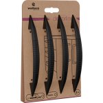 Walteco Jamo 128 mm matná černá 4 ks 7716