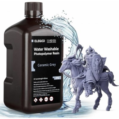 Elegoo Water-washable Resin 2KG Grey 50.103.0127 – Hledejceny.cz