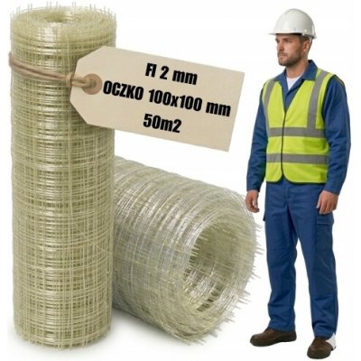 Kompozitní kari síť ze skelných vláken Ø 2 mm 100x100 mm 50m² – Hledejceny.cz
