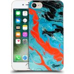 Pouzdro Picasee silikonové Apple iPhone 7 - Blue Magma černé – Zbozi.Blesk.cz