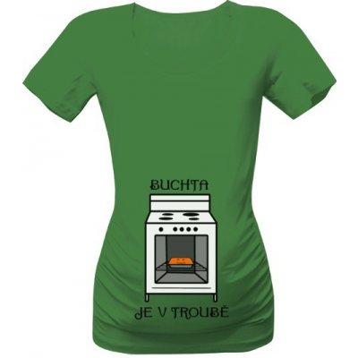 Tričko s potiskem Buchta je v troubě pro ni dámské limetková – Zbozi.Blesk.cz