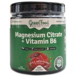 GreenFood Nutrition Magnesium Citrate + Vitamin B6 - Malina 150 g – Hledejceny.cz