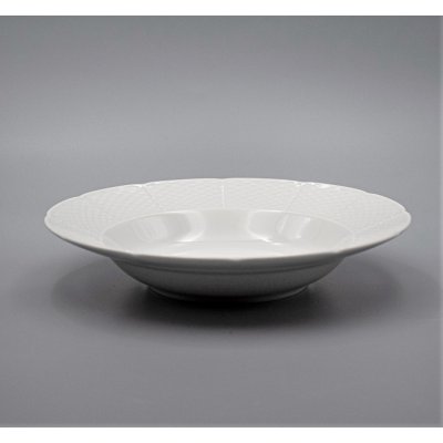 Thun NATÁLIE, Talíř hluboký 23 cm, bílý porcelán – Hledejceny.cz