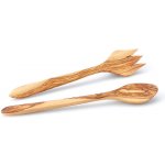 Salátový příbor Olivové dřevo 30,5 cm - Continenta – Hledejceny.cz