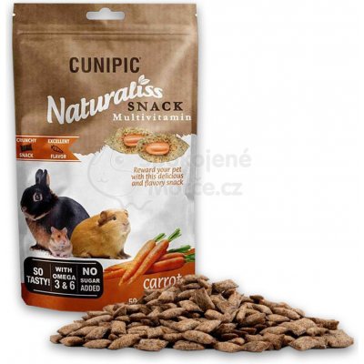 Cunipic Naturaliss Snack Multivitamin Carrot 50 g – Zboží Mobilmania