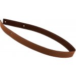 Pro Háčkování Kožený popruh prošívaný 58 cm šířka 2,5 cm hnědý – Hledejceny.cz