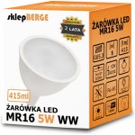 MILIO LED žárovka 12V MR16 5W 415 lm teplá bílá – Zboží Mobilmania