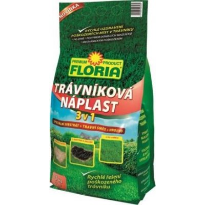 AGRO FLORIA Trávníková náplast 3 v 1 - 1 kg – Zboží Mobilmania