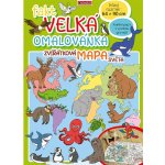 Fakt velká omalovánka Zvířatková mapa světa – Hledejceny.cz