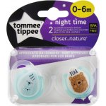 Tommee Tippee C2N silikon Night modrá 2 ks – Zboží Dáma