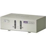 Aten CS-72U KVM přepínač 2-port, USB, audio 2.1, včetně kabelů – Hledejceny.cz