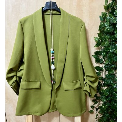 Made in Italy dámské sportovně-elegantní basic sako Signi – Zboží Dáma