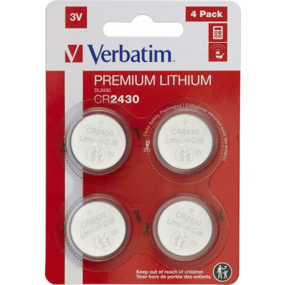 Verbatim Lithium CR2430 4ks 49534 – Sleviste.cz