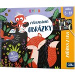Kvído Vyškrabávací obrázky Zvířátka z lesa Albi – Zboží Dáma