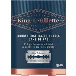 Gillette King C. Double Edge žiletky 10 ks – Zboží Mobilmania
