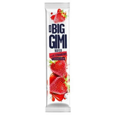Skawa Big Gimi Jahoda oplatky 34 g – Zboží Dáma