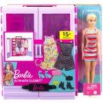 Barbie Sada šatníku s panenkou + 15 doplňků – Zboží Dáma