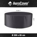 Aerocover 7912 Ochranný obal na zahradní jídelní set kulatý průměr 200x85 cm – Zboží Dáma