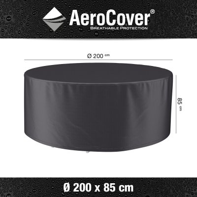 Aerocover 7912 Ochranný obal na zahradní jídelní set kulatý průměr 200x85 cm – Zboží Dáma