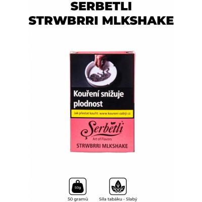 Serbetli 50 g Strwbrri Mlkshake – HobbyKompas.cz