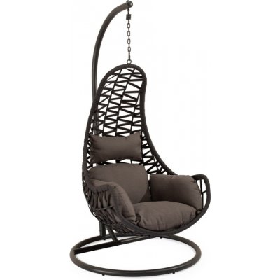 Somcasa závěsné křeslo Constanza Šedé – Sleviste.cz