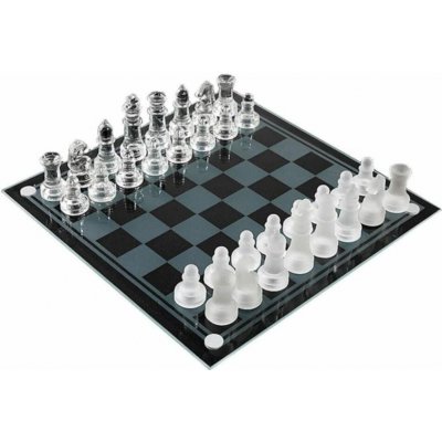 Arti-Casa Arti Casa Skleněná šachová sada - 33 kusů - 25x25 CM - 900 GR - Sklo – Hledejceny.cz