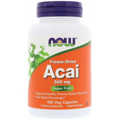 Now Foods Acai 500 mg 100 kapslí – Hledejceny.cz