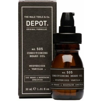 Depot NO.505 conditioning beard oil ginger & cardamom tajemná vanilka 30 ml – Hledejceny.cz