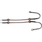 Umbria Vyvazovací otěže Equitazione černé hnědá – Zboží Mobilmania