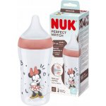 Nuk Perfect Match láhev Disney s kontrolou teploty červená 260 ml – Zboží Dáma