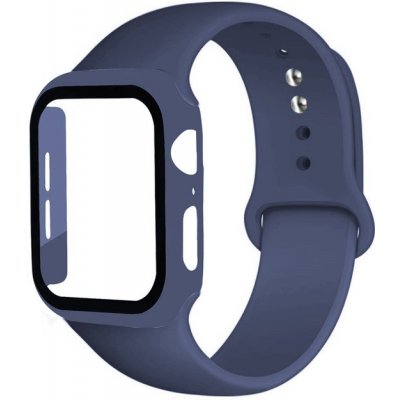Bomba 3v1 Ochranné pouzdro + Silikonový řemínek pro Apple Watch Modrá, Velikost Apple Watch jednotlivě: 38MM IW07_BLUE-38MM – Zboží Mobilmania