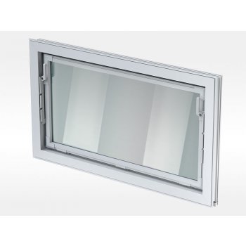 ACO Sklepní okno bílé IZO - dvojsklo 60 x 40 cm