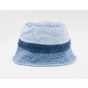 Klobouk Karl Kani KK Signature Block Denim Bucket Hat blue