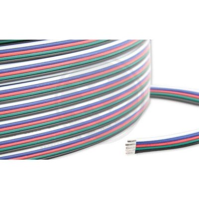 RGBW kabel 5x0,35mm, 1m