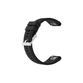 ESES silikonový řemínek pro Garmin Fenix 3/5x/5x sapphire/5x plus/3hr černý 1530000429