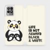 Pouzdro a kryt na mobilní telefon Realme Mobiwear - Realme 8i - M041S Panda - life is not always black and white