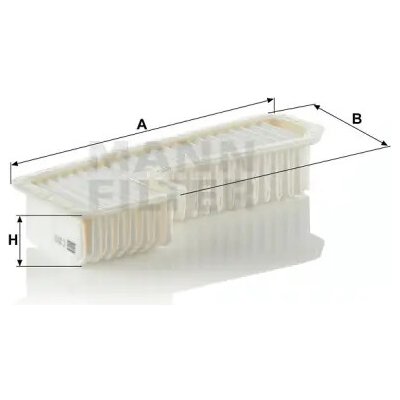 MANN FILTER Vzduchový filtr C 3318 – Hledejceny.cz