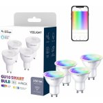 Yeelight GU10 Smart Bulb W1 žárovka stmívatelná bílá 4 ks – Hledejceny.cz
