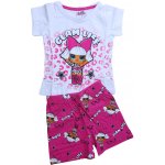 Eplusm Dívčí pyžamo L.O.L. Glam life krátké Bílá – Hledejceny.cz