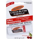 Palmer's Face & Lip tónovací hydratační balzám na rty SPF 15 příchuť Dark Chocolate & Cherry Cocoa Butter Formula ( Long Lasting Moisture, Cherry Tint, Soothing with Vitamin E) 4 g