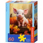 Castorland Rozlé podzimní prasátko 60 dílků – Zboží Dáma