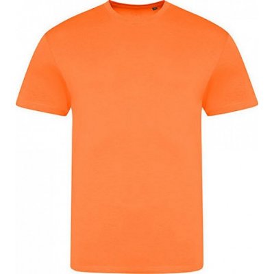 Just Ts Směsové triblend tričko v neonových barvách Oranžová